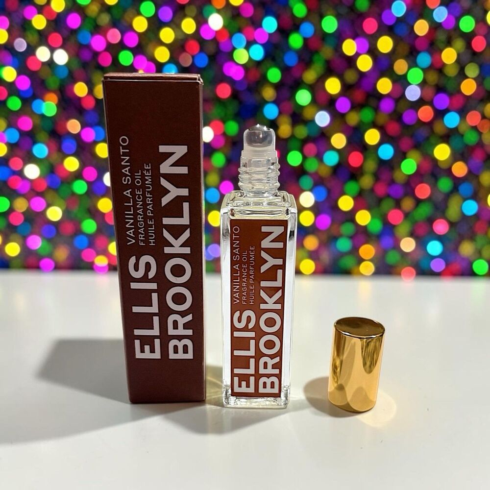 ELLIS BROOKLYN VANILLA SANTO Fragrance Oil Rollerball Full Size 0.51 fl oz NIB